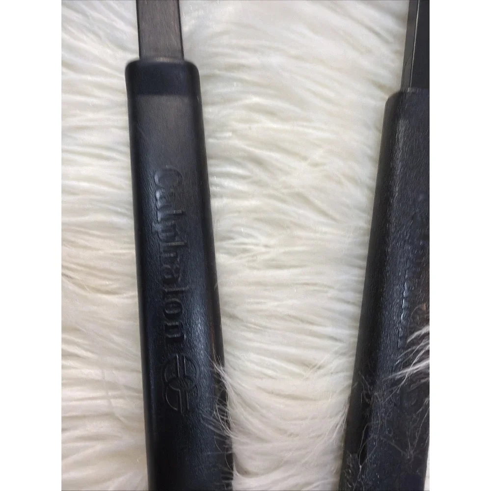Calphalon Nylon Kitchen Utensil Set  Spoon Spatula Black Gray Lot 3 Heavy Duty 8